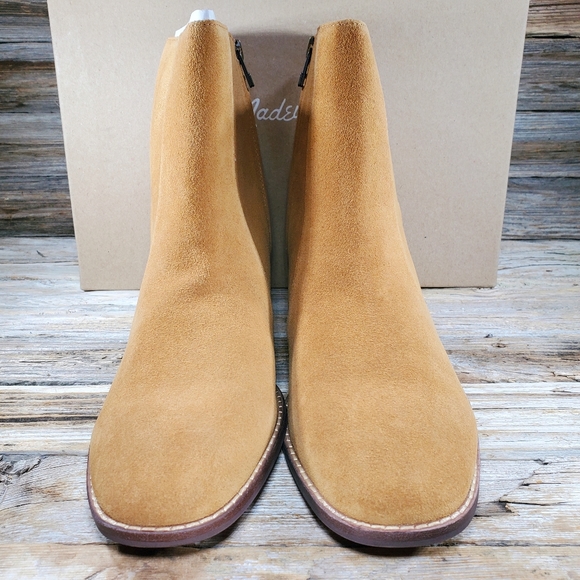 Madewell Bryce Calf Suede Equestrian Ankle Chelsea - Picture 7 of 8